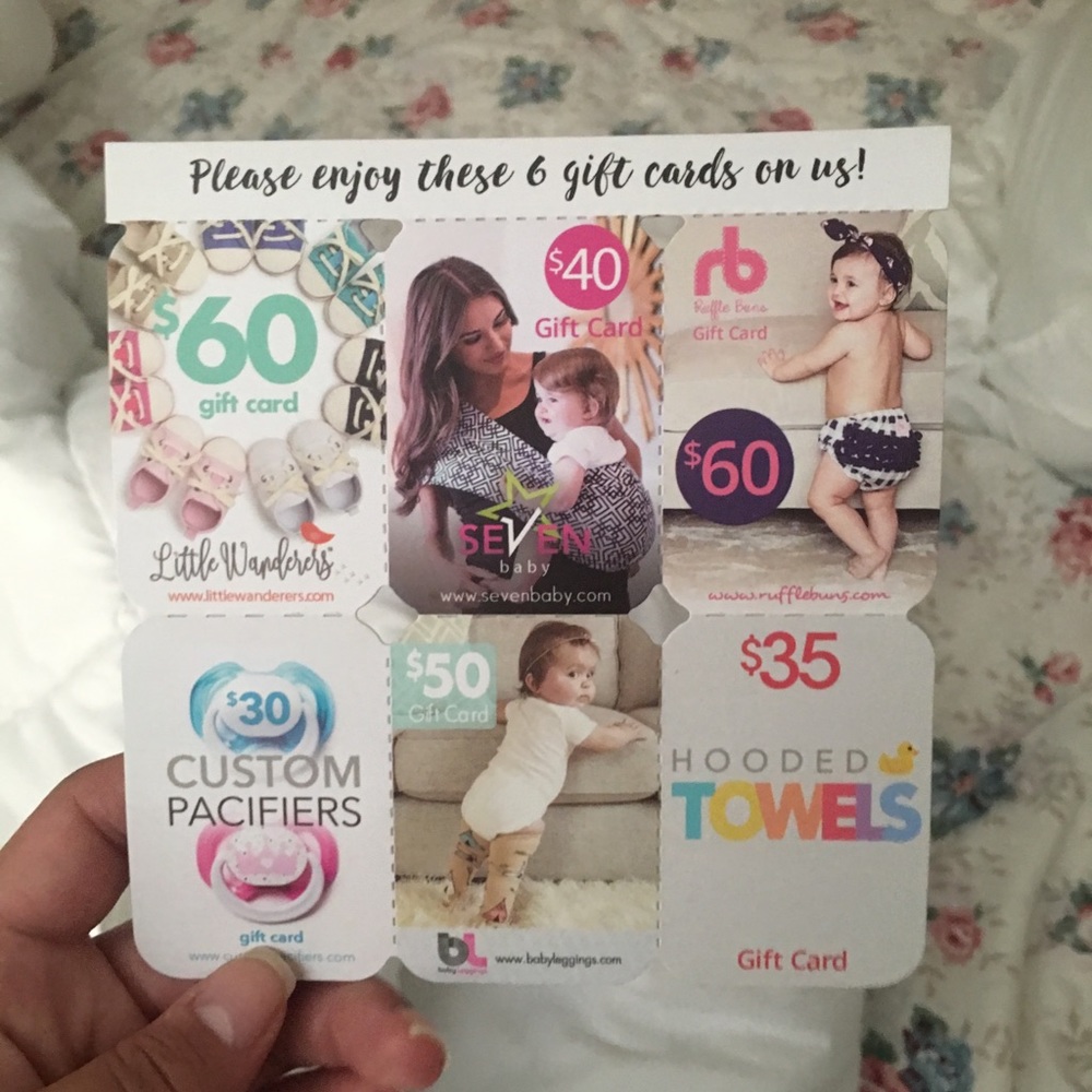 6 gift card bundle!